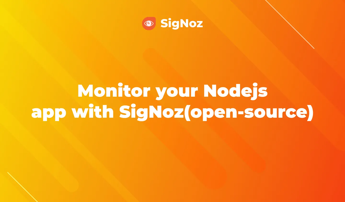 Set Up Application Monitoring For Your Node JS App In 20 Mins With Open ...