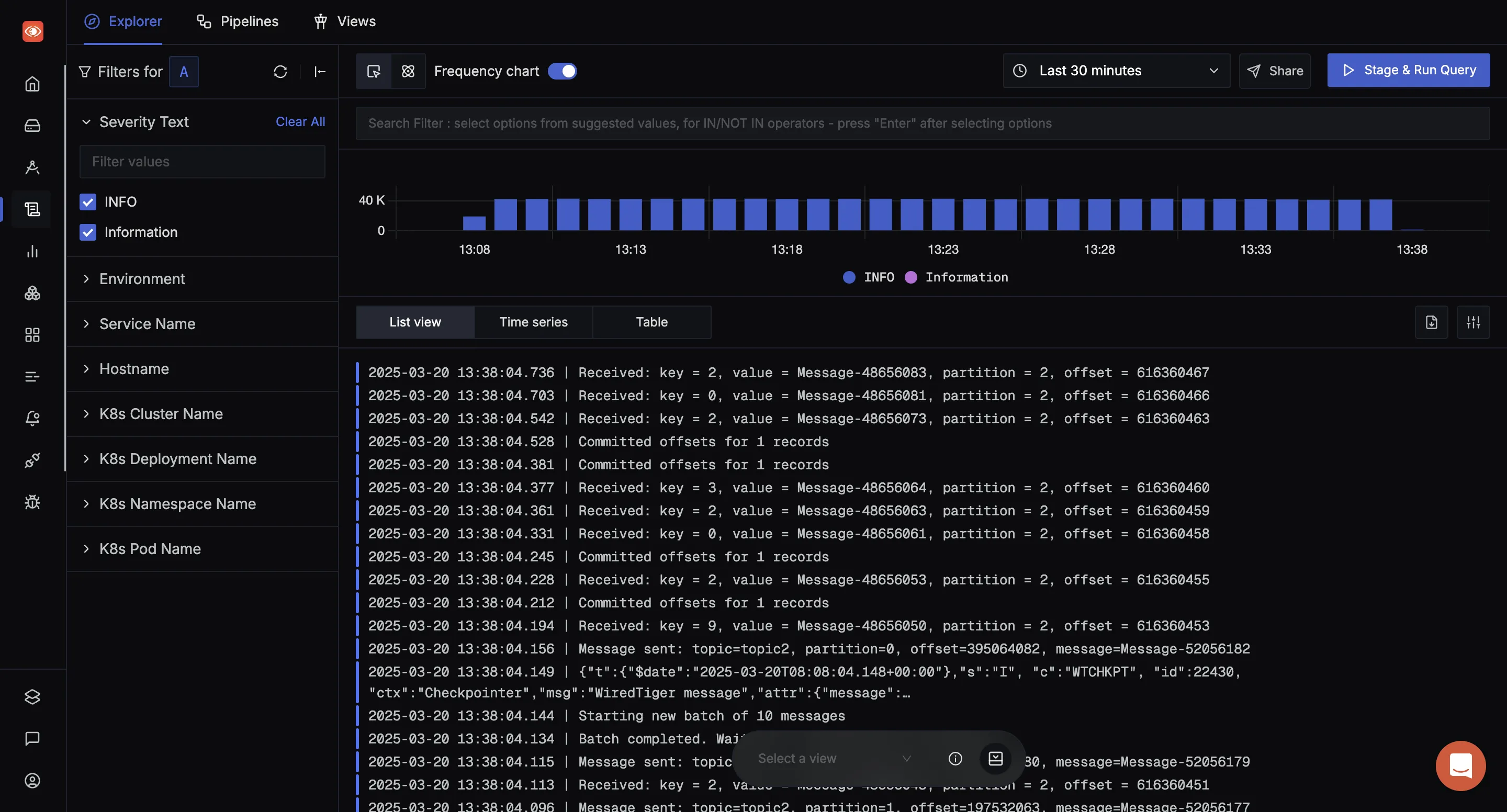Log Management in SigNoz