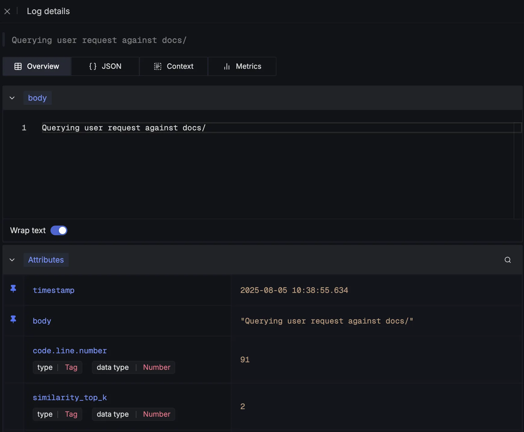 Query Log