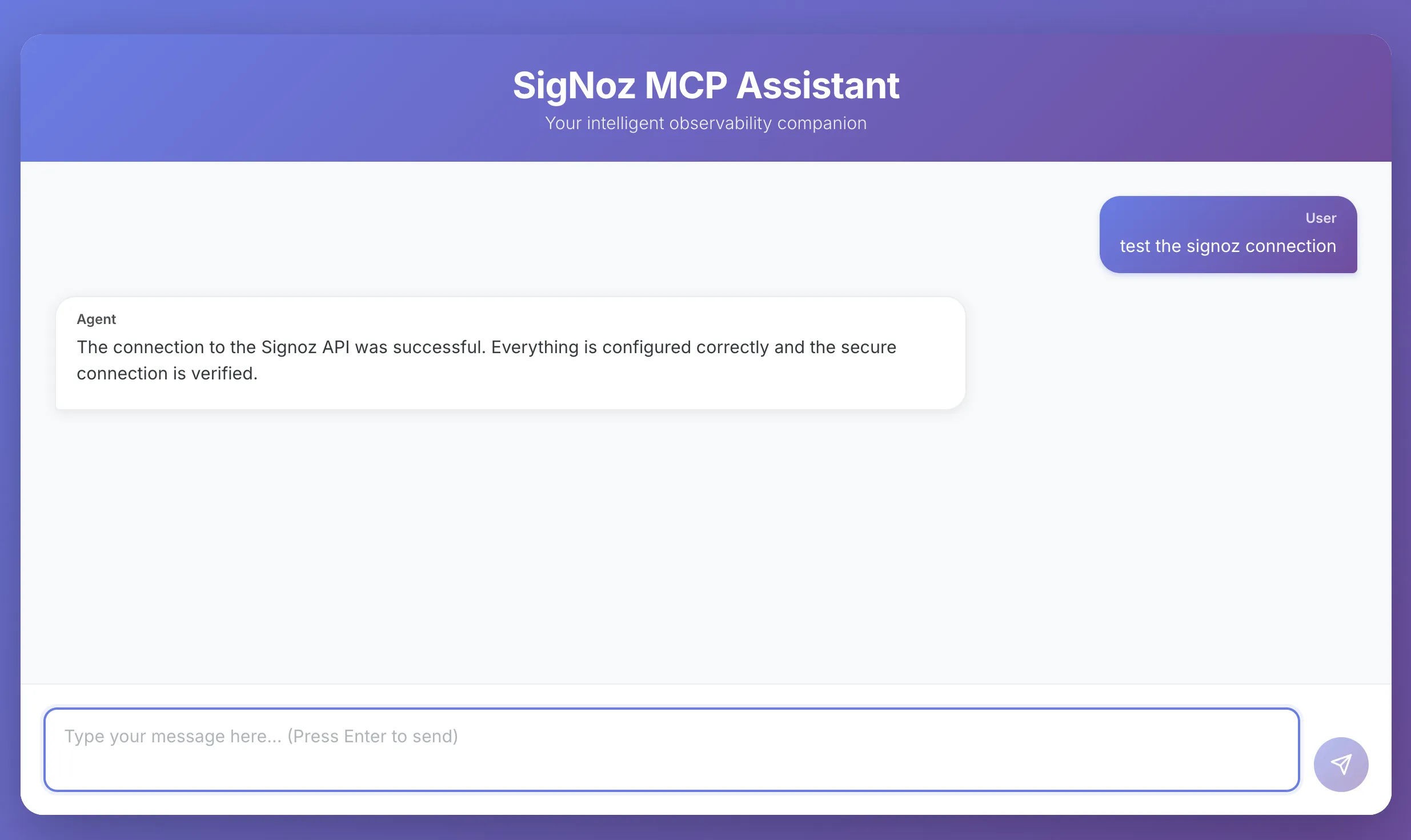 MCP Agent App Image