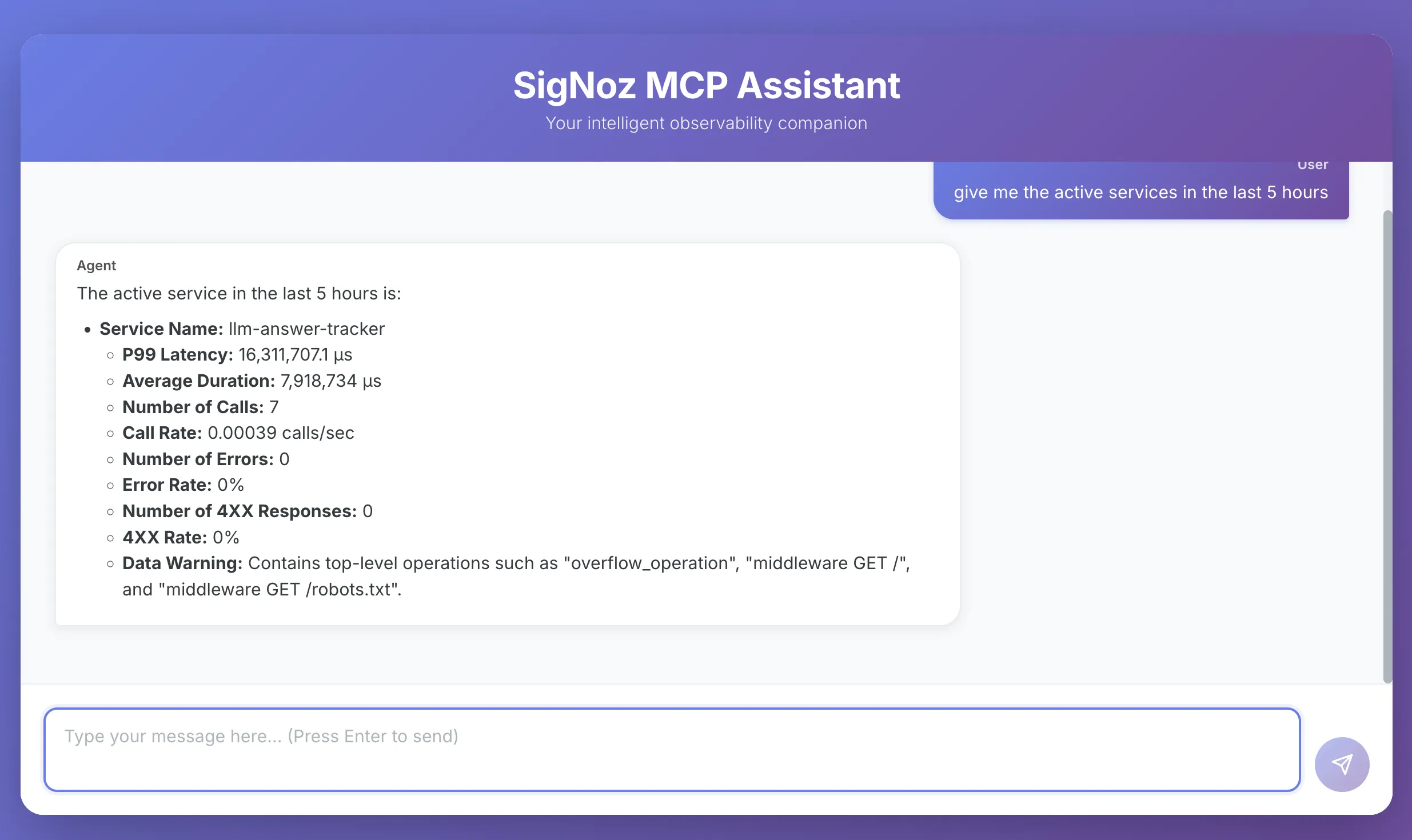 MCP Agent App Image