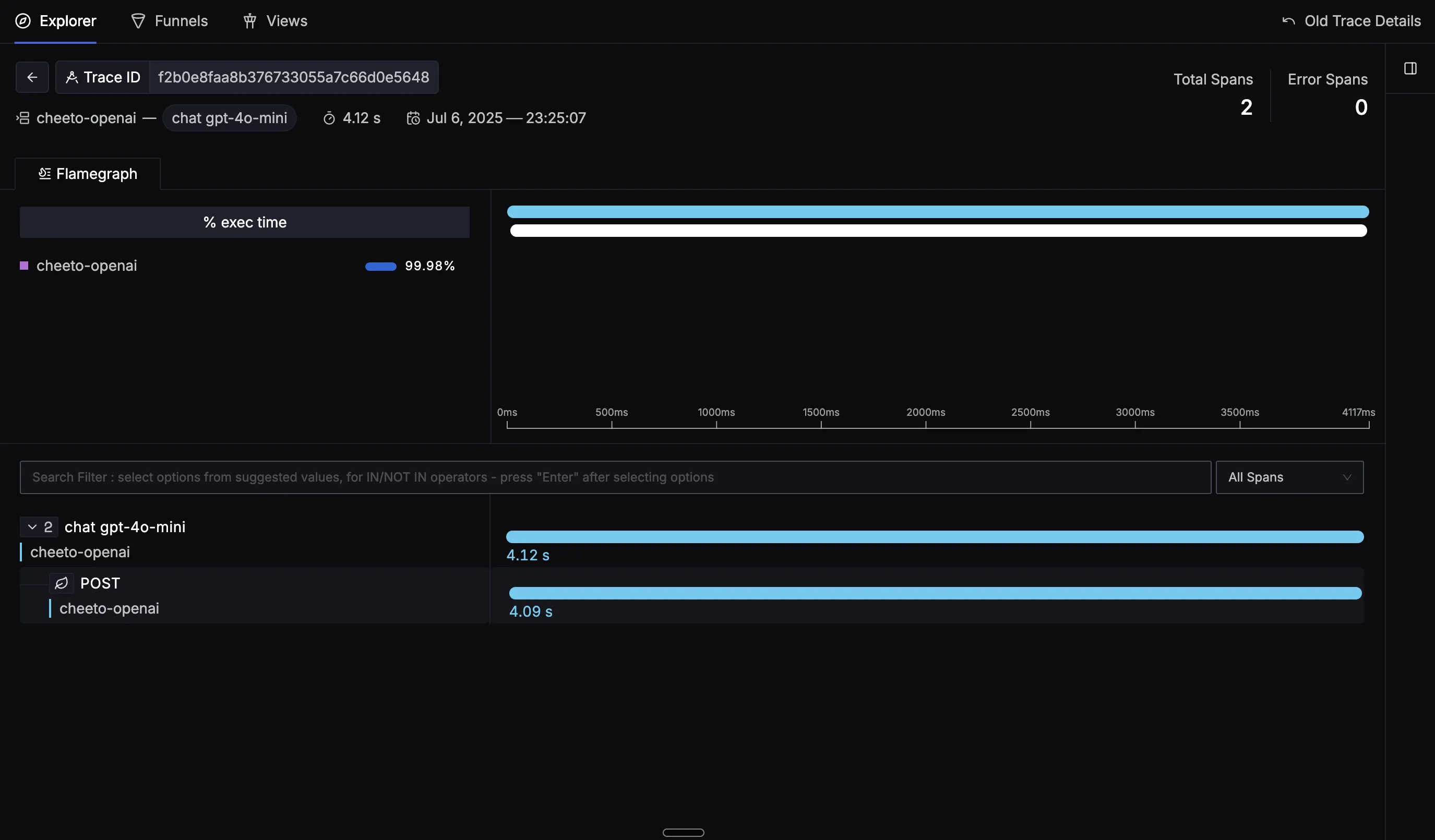 Traces of your OpenAI Application