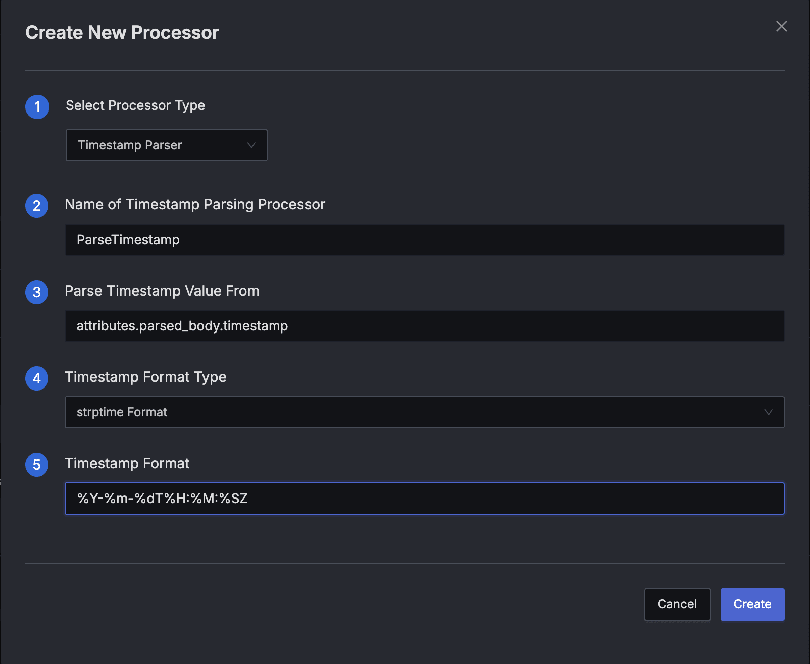 Extract and Map Timestamp