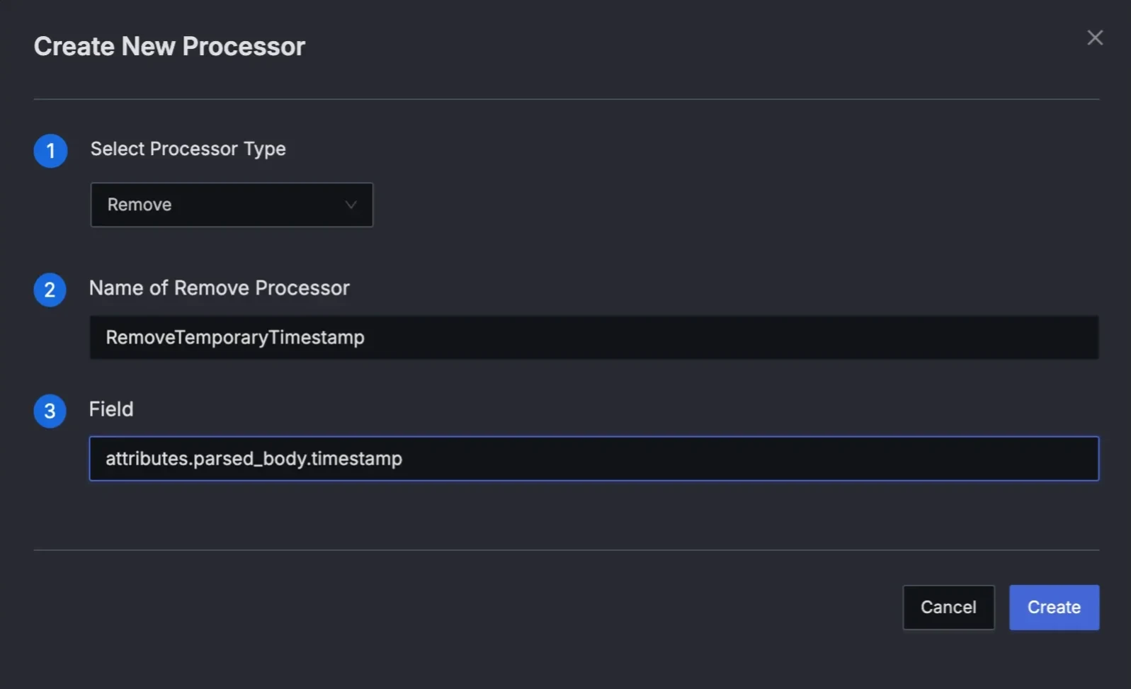 Remove Redundant Timestamp