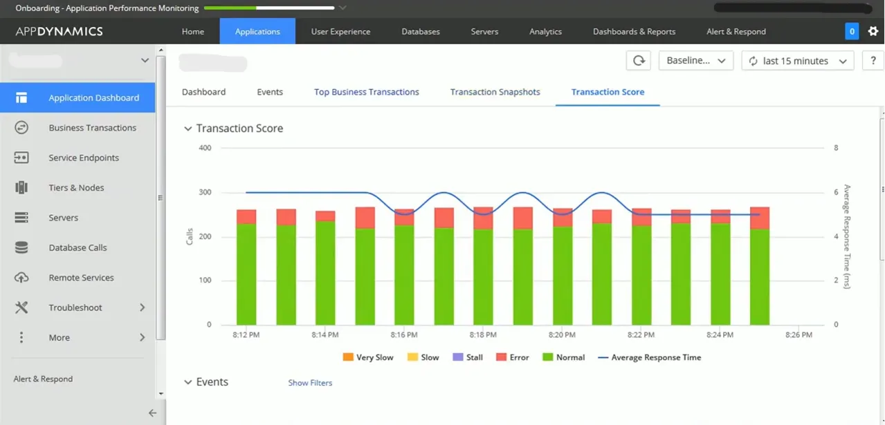 AppDynamics Dashboard