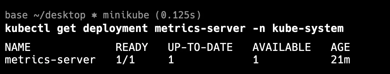 Get metrics server