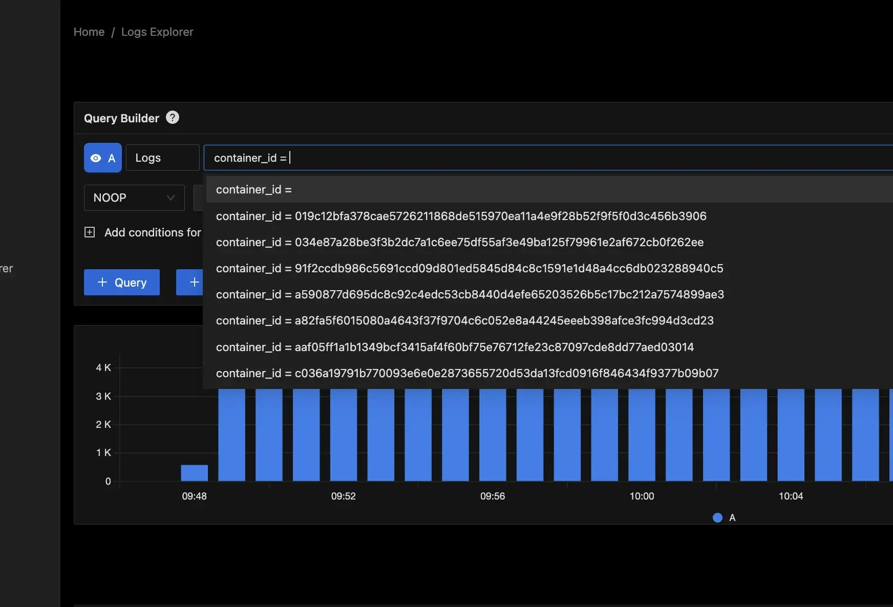 Log Queries in SigNoz